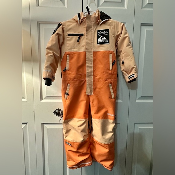 Binky Bro Other - BinkyBro Quiksilver Kids' size 6 Orange One Piece Insulated Snow Suit
